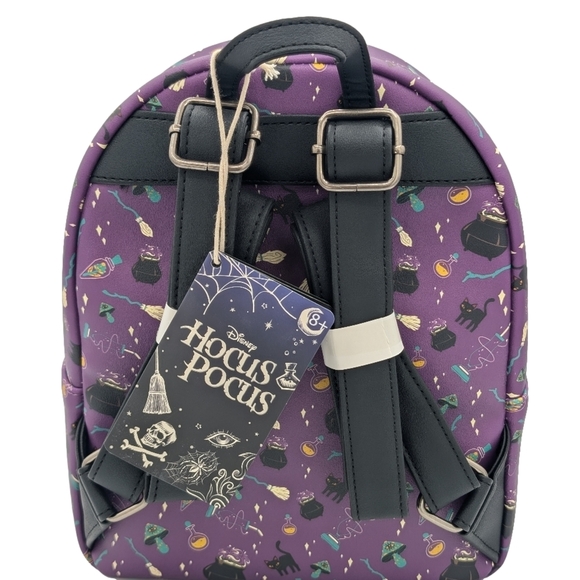 Loungefly x Disney Hocus Pocus Sanderson Sisters Woods Mini Backpack HTF - Picture 2 of 4
